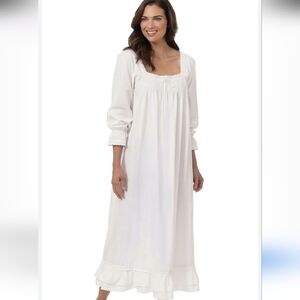 Martha The 1 For U White Long Sleeve Nightgown Sz XL NWT